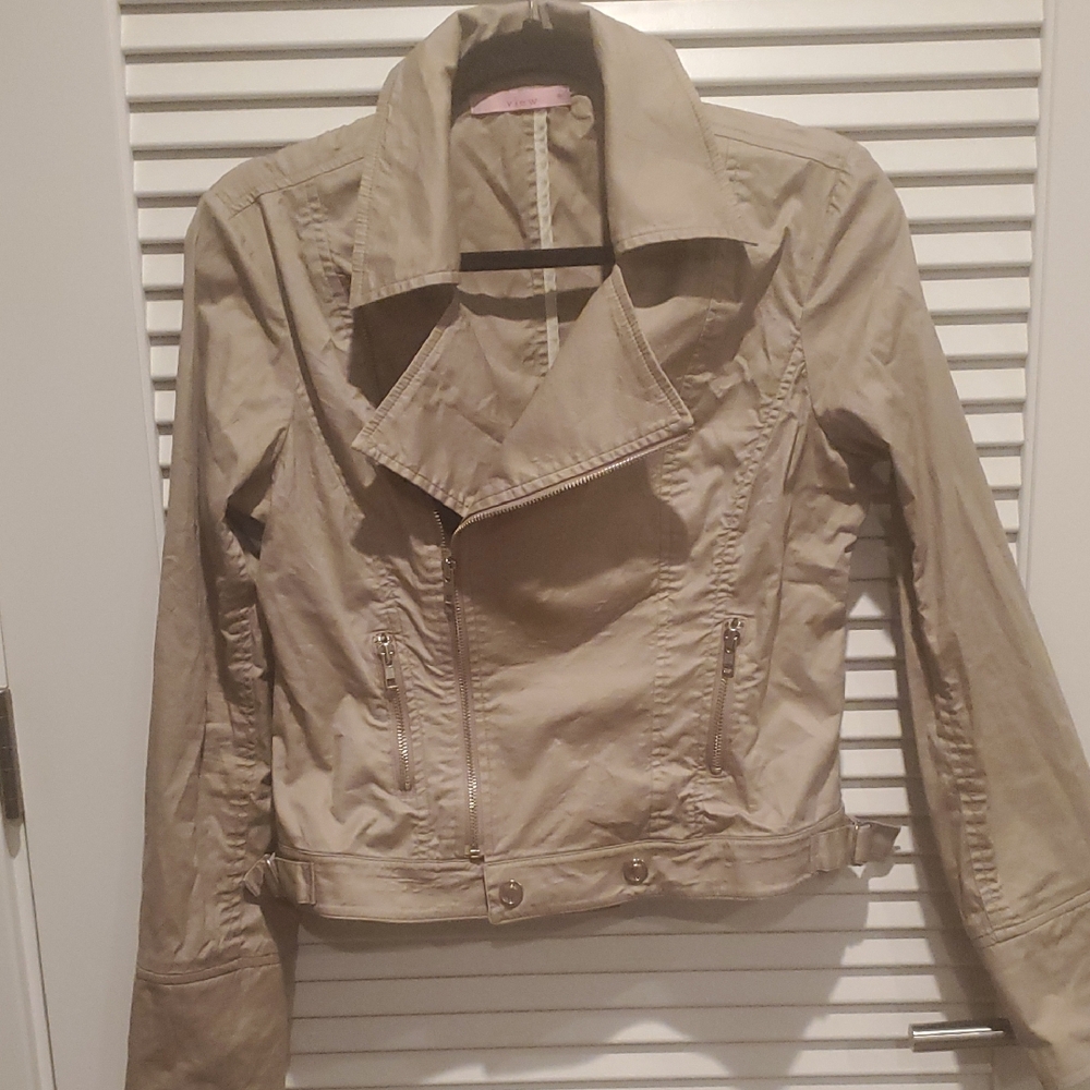 Women's Tan Utility Jacket